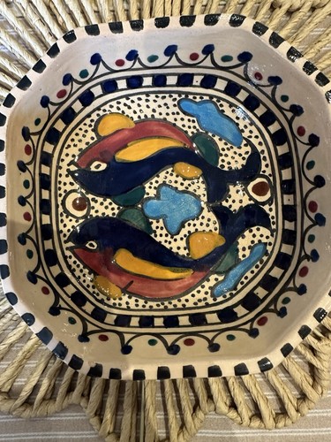 Tunisian pottery bowl - tunisian,