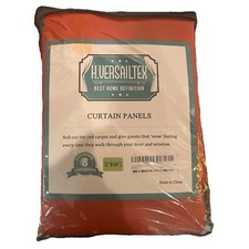 H.VERSAILTEX  Pair Curtains NEW IN PKG 52Wx84L Rust Orange READ PICS