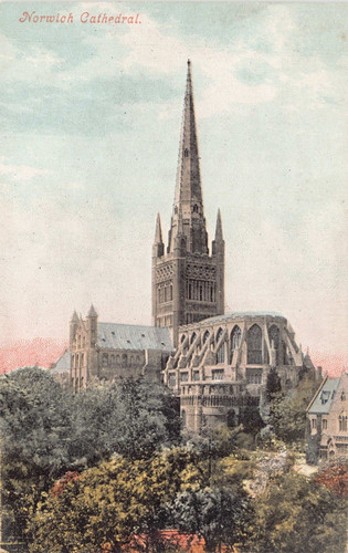 Postcard norwich cathedral - -,