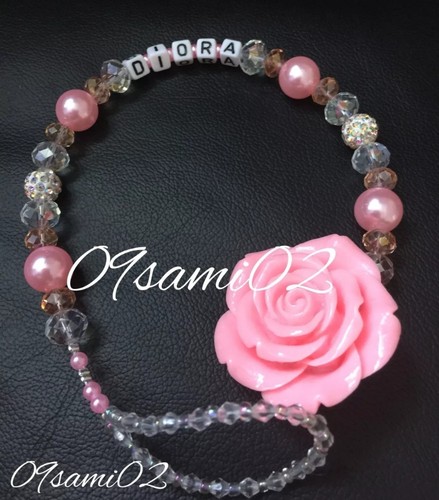 Bling rose shamballa - rose, &