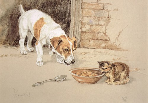 Terrier print picture - terrier, print,