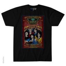OFFICIAL LICENSED - AEROSMITH - LET ROCK RULE T SHIRT ROCK METAL TYLER