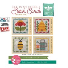 Bee In My Bonnet Stitch Cards