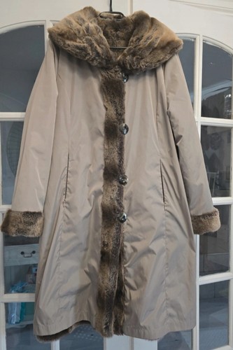 Ellen tracy long brown mink - tracy,