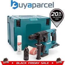 Makita DHR264ZJ 18v / 36v Twin Rotary Hammer Drill LXT SDS Plus Bare + Makpac