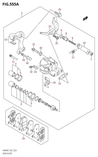 Suzuki genuine bolt gsr600 - genuine,