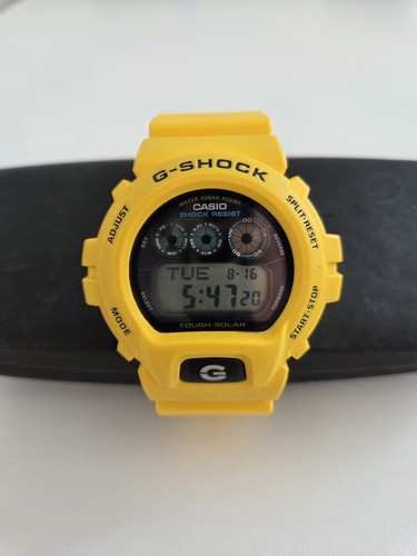 Casio shock 6900a yellow - casio, g-shock