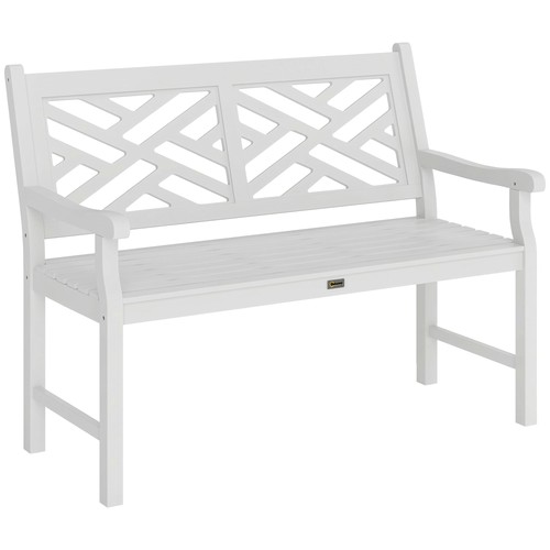 Wooden garden bench slatted - bench,
