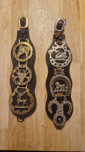 Vintage leather horse - leather, bridle