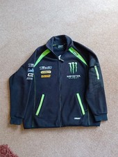 Tech3 Monster Energy Offical Merchandise  Fleece Zipped Black/Green .  XS Mens