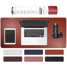 Desk mat leather - desk, pad