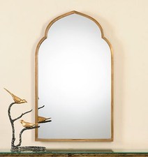 Gold Shaped Arch Wall Vanity