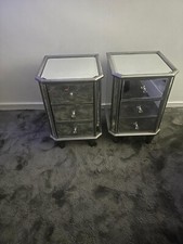  2 Antique Bedside Mirror side