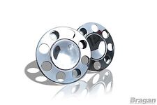 19.5" Universal Stainless Steel Front Outer Wheel Trims Covers Truck Lorry