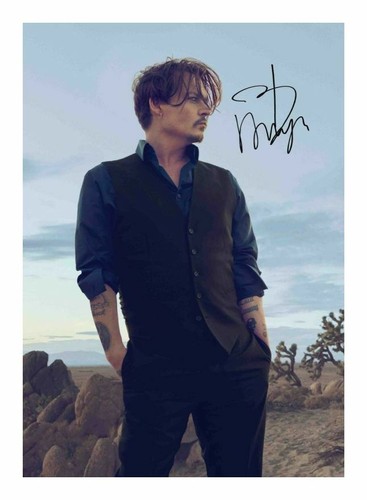 Johnny depp autograph signed - depp,
