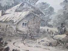 Antique English Old Master Painting c1750, George Budd