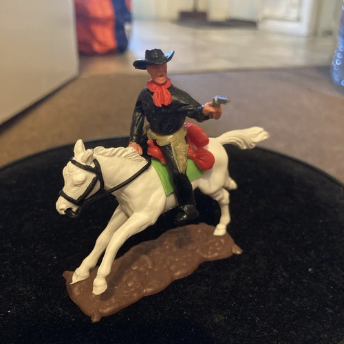 Vintage timpo mounted cowboy - timpo,