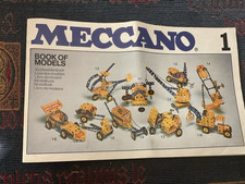 Vintage Meccano Booklet Book Of Models 1978
