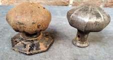 2 x Octagon Cast Metal Oval