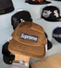 Supreme Brown Suede Camp Cap