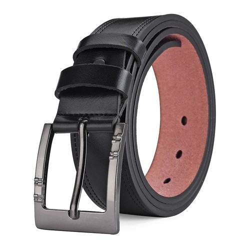 Mens genuine leather belt - genuine,