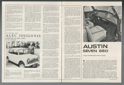1961 austin seven 850 - 1961,