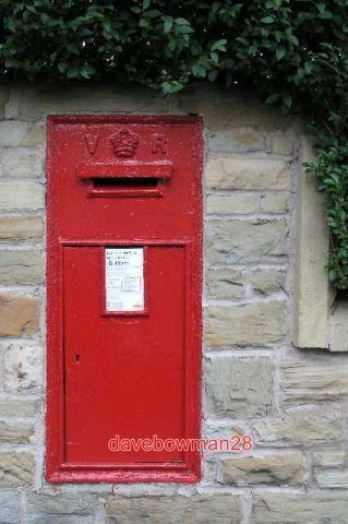 Photo victorian post - box, this