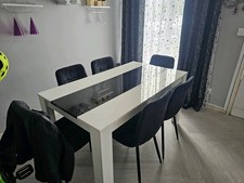 Black Dinning Table and Chair Set
