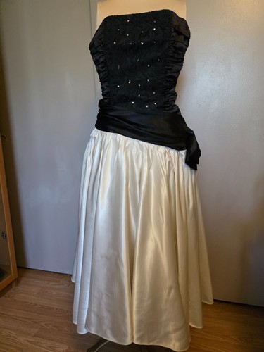 Strapless santin party dress - party,