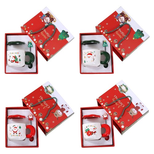 Christmas pottery mug - pottery,