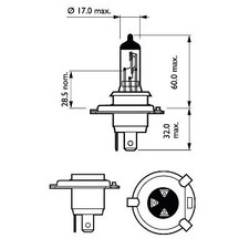 Light bulb H4 12342XVPS2