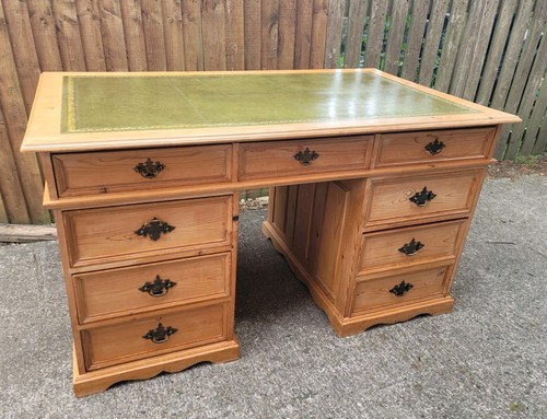 Solid pine desk - solid, 8