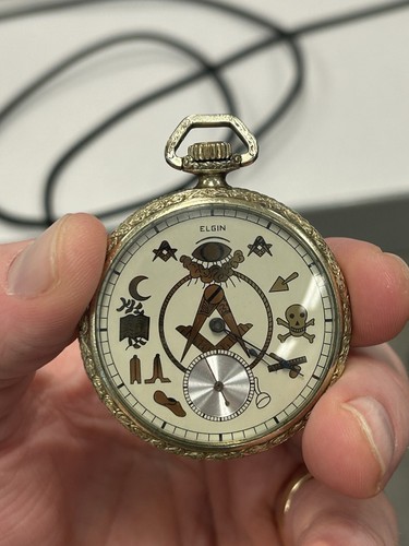 Elgin masonic pocket - elgin, watch