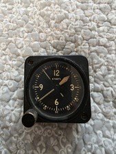 Vintage Cockpit 8 Days Lecoultre Clock 7 Jewels. Read