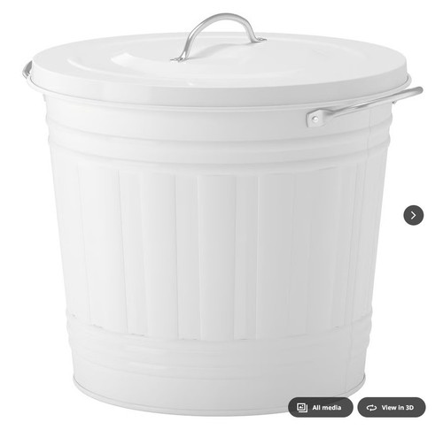 Ikea knodd 16l white - knodd,