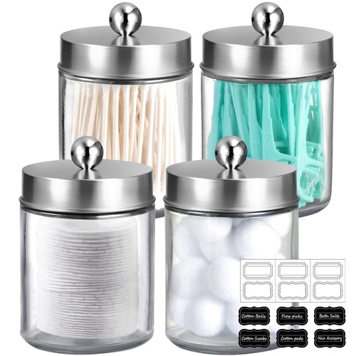 Glass apothecary jars - glass,