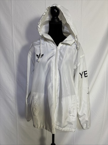 Yeezy white windbreaker size - white,