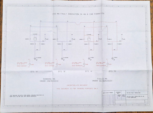 455 fault indication car - indication, 8-car