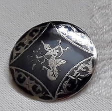 Vintage Siamese Sterling  Silver brooch or Pendant In good condition.