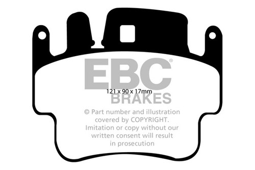 Ebc yellowstuff rear pads for - rear,
