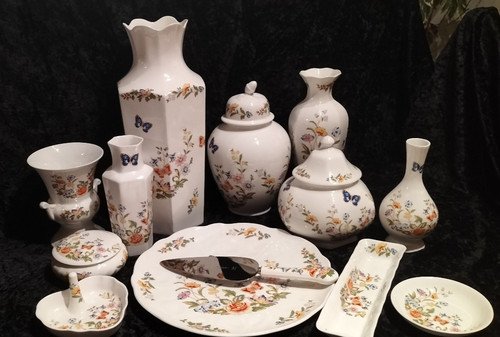 Vintage aynsley cottage garden - cottage,