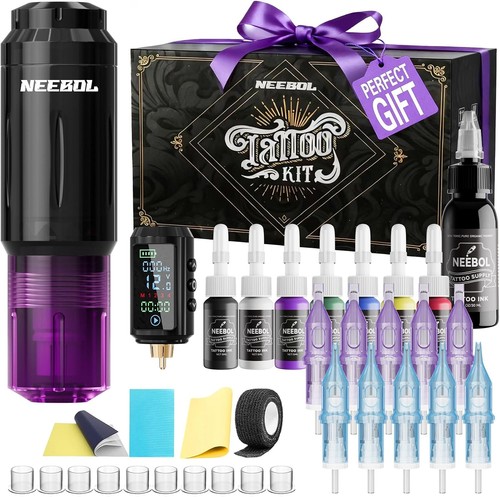 Wirless tattoo gun kit - wirless,