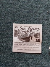 Sk216 Ephemera 1991 music advert The Saw Doctors UK Tour 