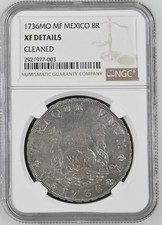 Mexico 1736 Pillar Dollar 8