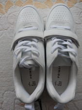 Primark White Lace Up Trainers - Size 6/EUR 39 (New With Tag)