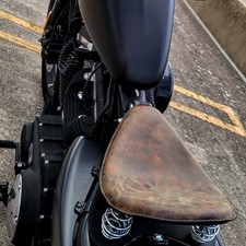 Large Brown Motorcycle Solo