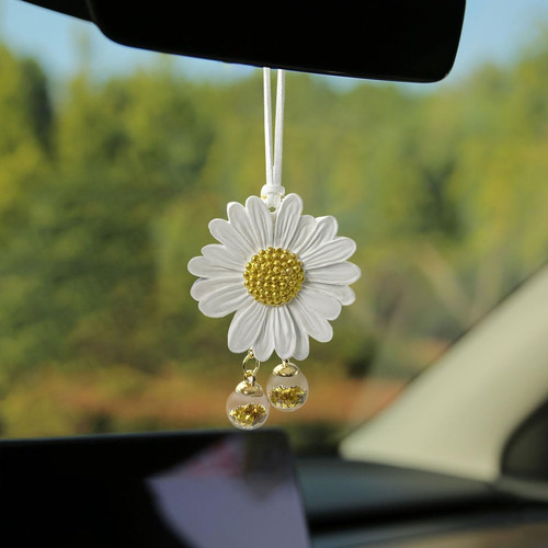 Daisy car rearview mirror - daisy,