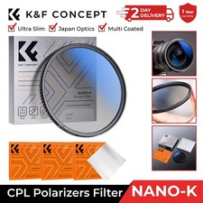 K&F Concept CPL 43-82mm Circular Polarizing Ultra-Slim Camera Lens Filter NANO-K