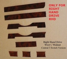 MERCEDES W107 R107 Burl Walnut Interior Set Genuine OEM Quality Veneer RHD