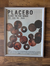 Placebo Slave To The Wage + UK Tour Framed NME Page Ideal Gift for Him/Her
